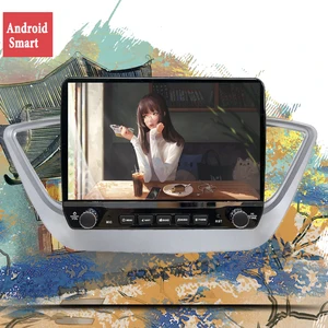 deckless 6g128g android 10 4g car radio multimedia audio player gps navigation for hyundai solaris 2 verna 2017 2018 no 2 din free global shipping