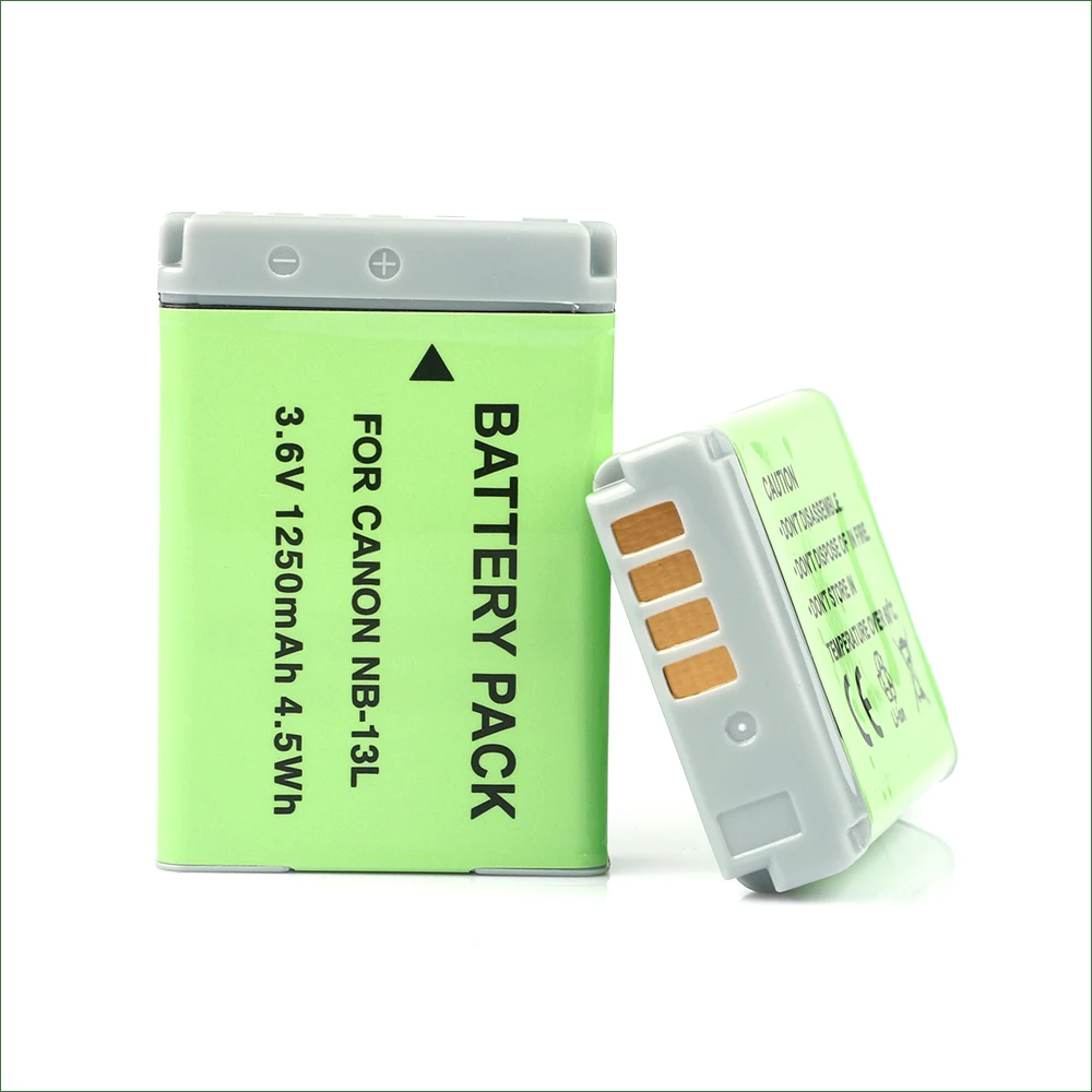 Аккумулятор 3 6 в 1250 мА · ч NB 13L 13LH NB13L + зарядное устройство с двумя USB портами для Canon
