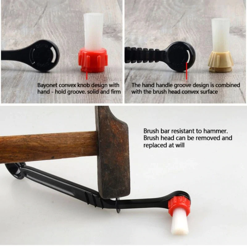 

Бытовые чистящие средства Кофе машина локоть нейлоновая щетка для чистки Кухня аксессуары