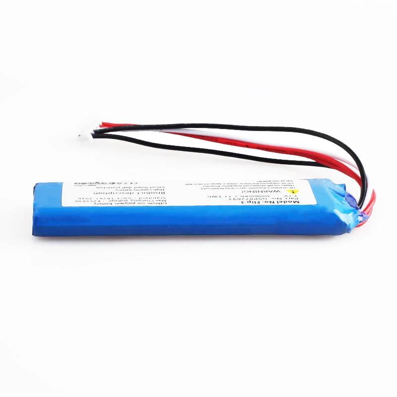 Новый аккумулятор GSP872693 P763098 03 емкостью 3000 мАч 3,7 В для JBL Flip 3 / серый заменитель динамика.