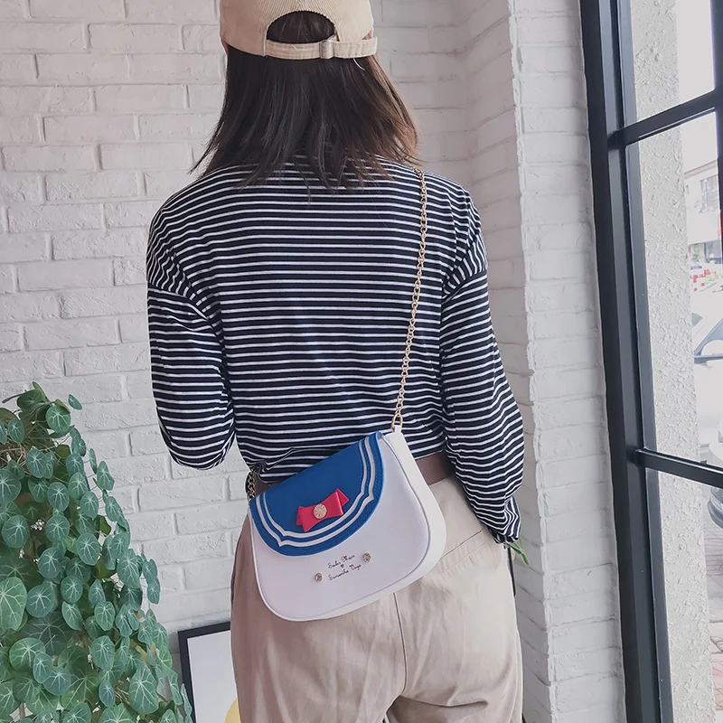 Японская аниме Муна ранец мультфильм Милая JK сумка на плечо для девушек Униформа