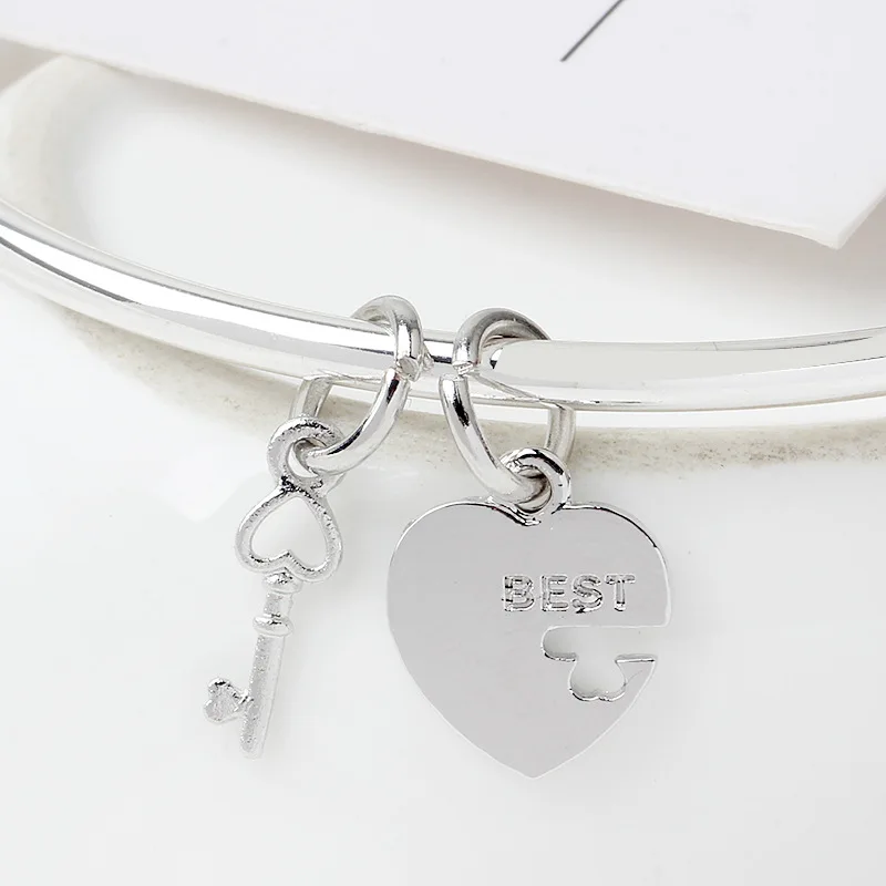 Детские носки 5 пар Модные посеребренные Дружба Любовь ключ-сердце замок пара Best