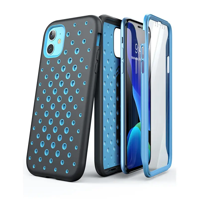 SUPCASE для iPhone 11 Case 6,"() UB Sport Premium Hybrid Жидкая силиконовая резина+ крышка ПК со встроенным протектором экрана