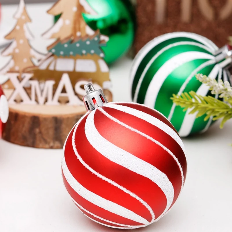 

1 Set 6cm/30 Pcs Christmas Balls Ornaments Party Wedding Xmas Tree Hanging Decor 57BB