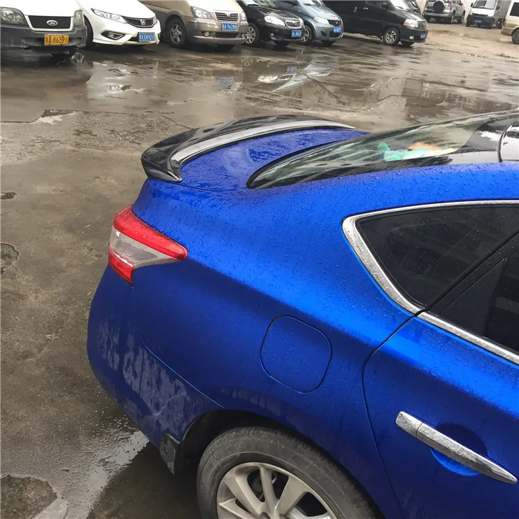 Спойлер для Nissan Sentra увеличенный спойлер из АБС-материала заднего крыла
