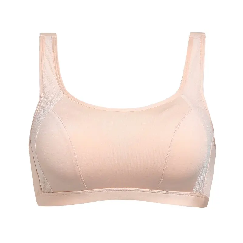 

Sports Bra Thin Section Large Size Shockproof fixed shoulder strap Running Vest Yoga Sports No Steel Ring Gathered Bra