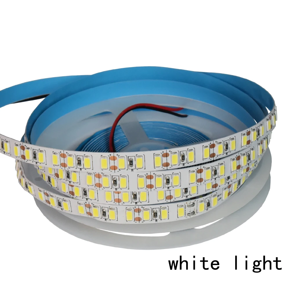 Корейский импортный чип супер яркий 120 светодиодный s/m 5 м DC12V SMD5630 не водонепроницаемая гибкая светодиодная лента ярче, чем 5050,2835