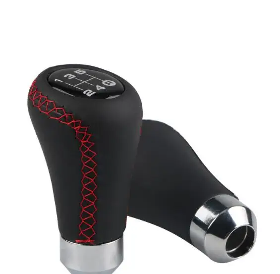 5 скоростей кожаный новый ручной рычаг переключения передач автомобиля подходит