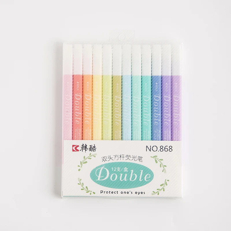 

3 компл./лот двухсторонний цветной маркер, фломастер, смелый тонкий наконечник, мягкие цвета, лайнер для рисования ручки, защита глаз, офис, ш...