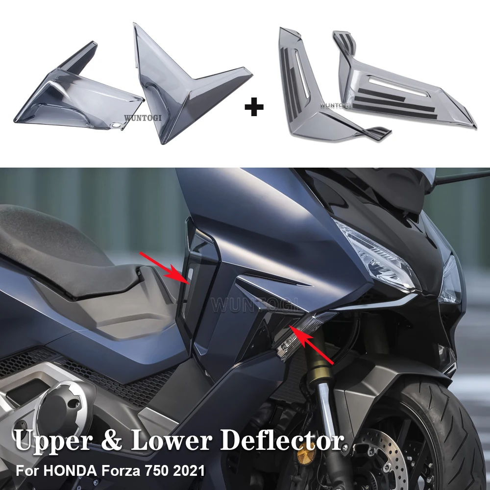 

Fit For Honda For Forza 750 For Forza750 2021 New Motorcycle Accessories Air deflector kit Left/right Upper Lower Deflector Kit