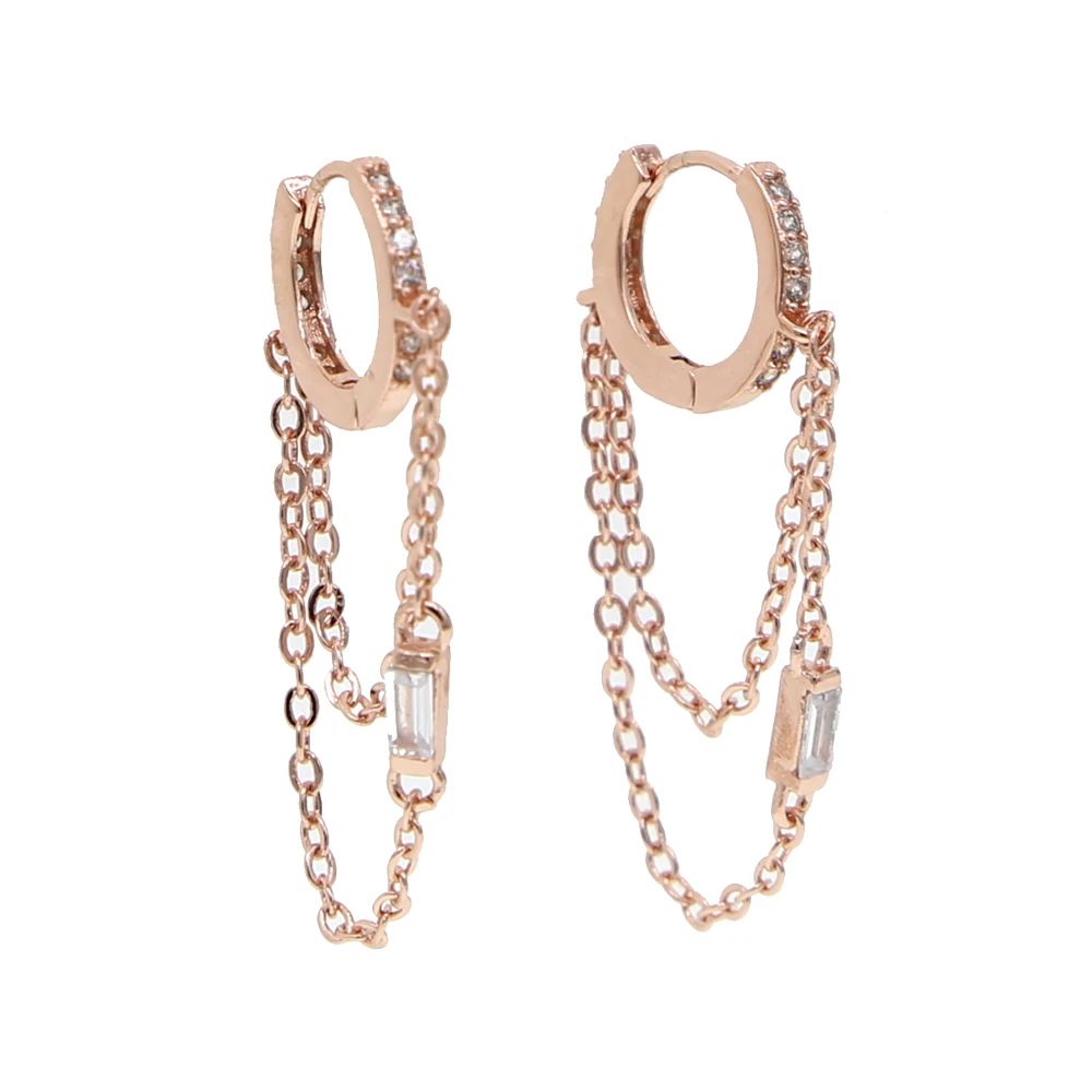 Оптовая тесемочная серьга золотого и серебряного цвета с романтическим кругом из кубического циркония в стиле элегантной моды для женщин - дешевое украшение.