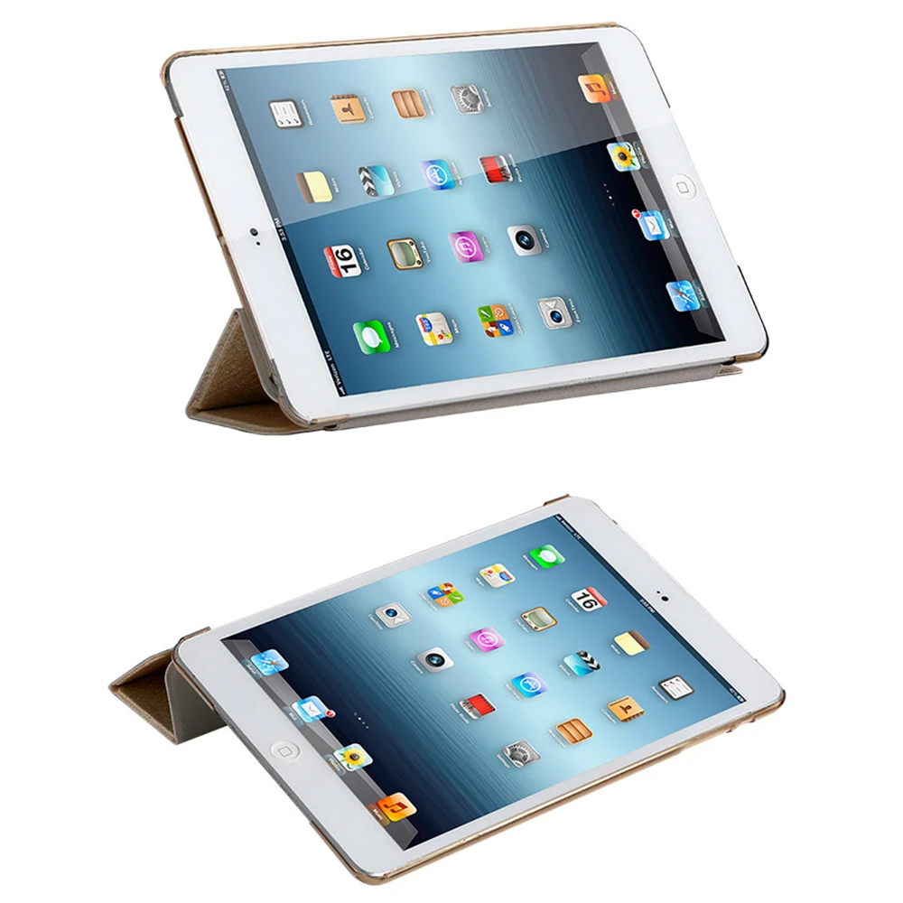 QIJUN Чехол для iPad Mini 4 2015 7 9 ''искусственная кожа PC задняя крышка Подставка Авто