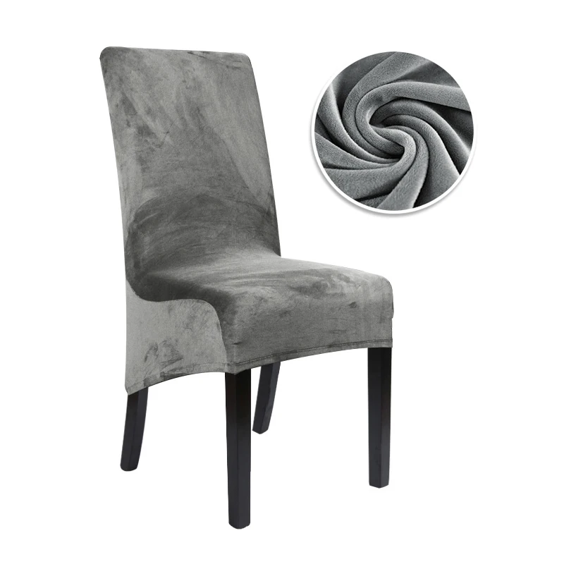 Большой Размеры 22 Цвета Новый Класс Бархатные плюшевые чехлы на кресла стрейч XL с