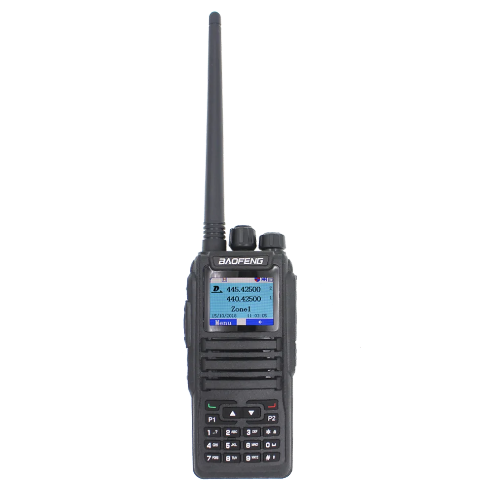 DM-1701 Двухдиапазонный двухстороннее радио Baofeng цифровой DMR Ham любительской радиостанции трансивер DM-1701 иди и болтай Walkie Talkie “иди и уровень 2 Dual Time slot - Цвет: DM-1701