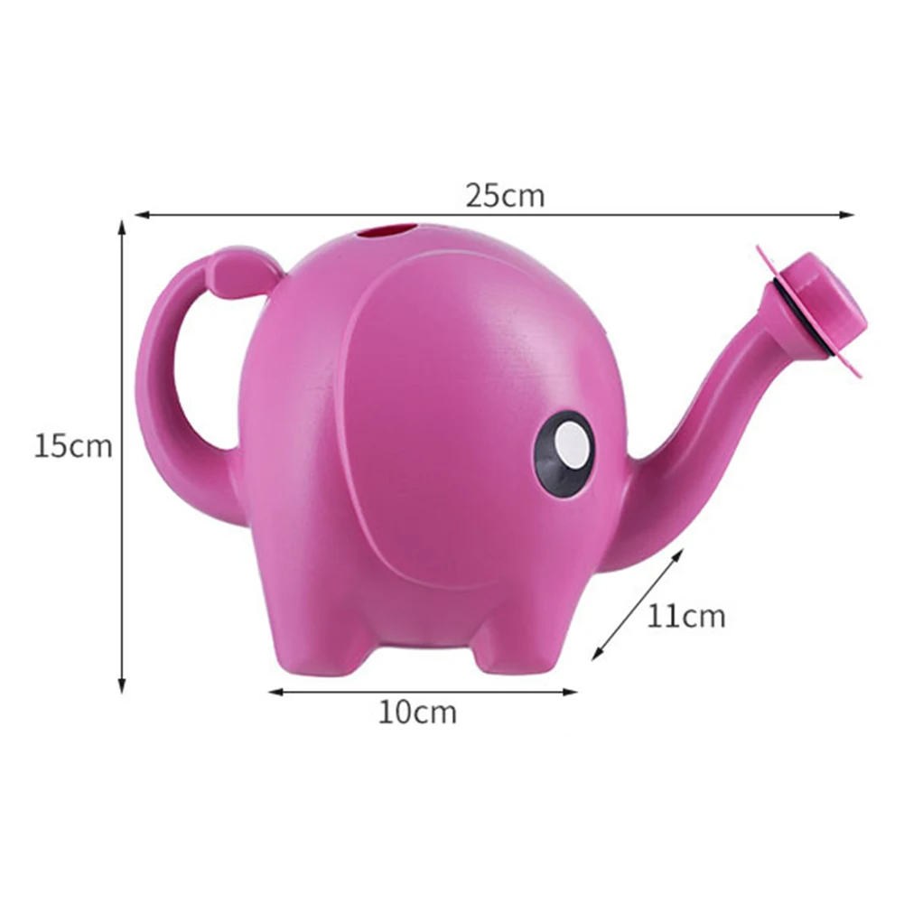 

1.5L Outdoor Elephant Watering Can Home Patio Lawn Gardening Plant Outdoor Cute Cartoon Plastic Watering Pot