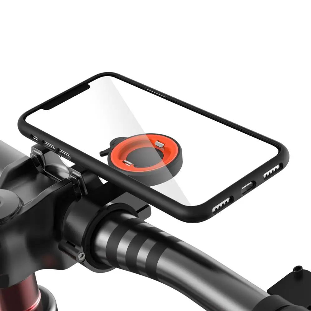 new bicycle motorcycle handlebar mount holder cell phone bag holder with shockproof case protection stand for iphone 11 pro max free global shipping
