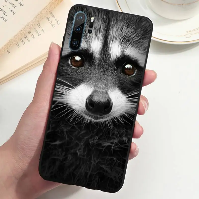 

Raccoon Phone Case For Huawei P20 P30 P40 lite Pro P Smart 2019 Mate 10 20 Lite Pro Nova 5t
