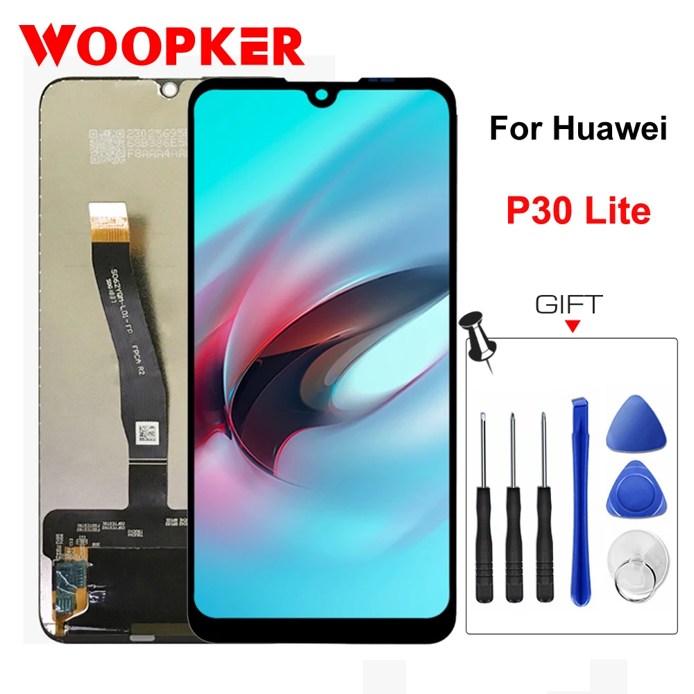 Оригинальный ЖК-дисплей 6 15 дюйма для Huawei P30 Lite дисплей сенсорный экран P30Lite lcds