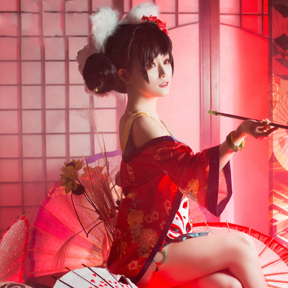 Костюм VEVEFHUANG Kосплей K/DA из китайского фильма белая змея кицунэ лиса Ke Qing Fangzhu