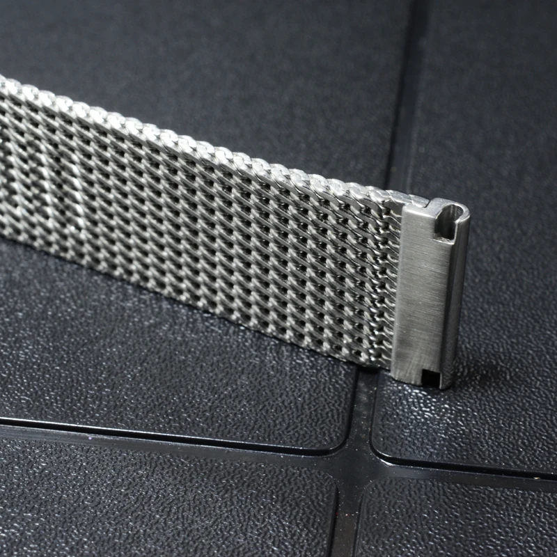 Cronos компоненты часов металлический ремешок сетка браслет нержавеющая сталь