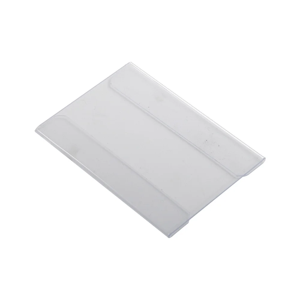 Plastic Flat Pvc Shelve Label Sleeve Wall Mount Info Paper Cover Price Tag Display Pocket Pouch 6x9cm | Канцтовары для офиса и