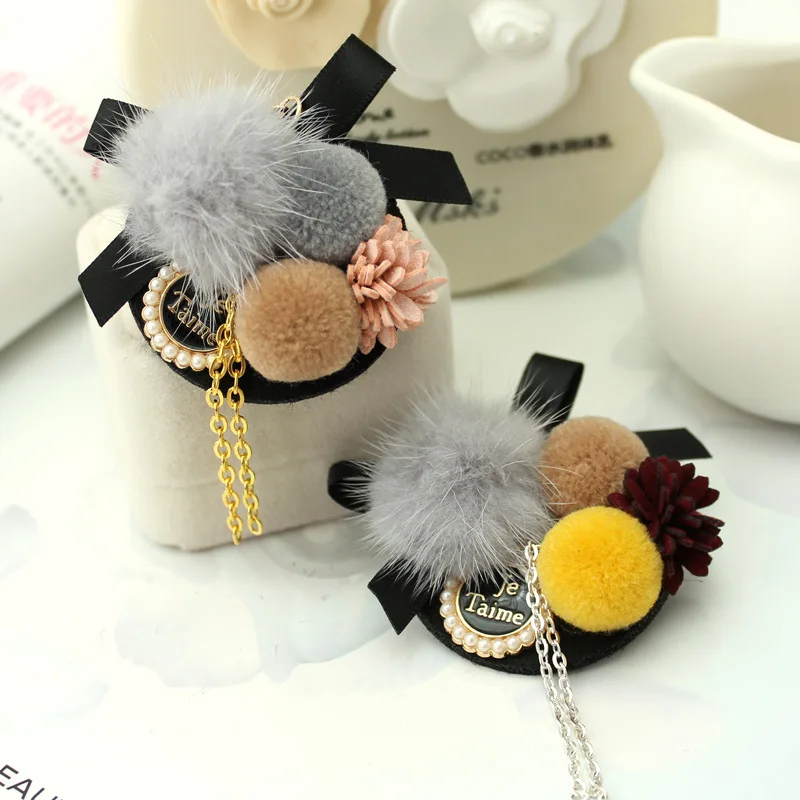 Корейская ткань брошь с цветами Srcaf Пряжка норковые волосы элегантный свитер