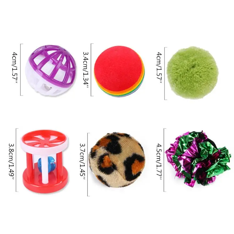 

20Pcs Cat Feather Toys Interactive Kitten Teaser Wand Sisal Balls Fluffy Mice