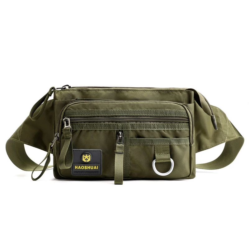 

High Quality Nylon Men Belt Bag Fashion Waist Bags Military Hip Pocket Boys Bum Bag Cashier Fanny Pack Male Travel Chest Bags