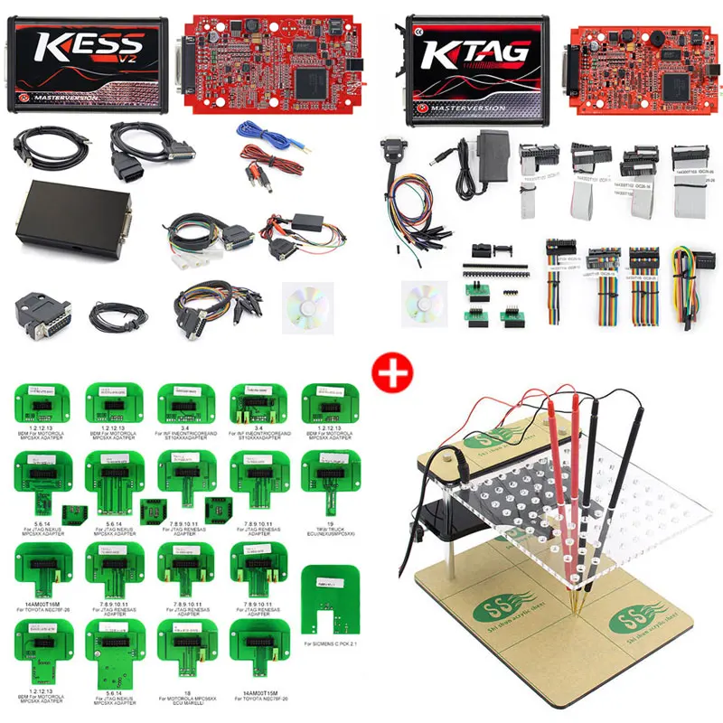 Beyisi ЕС KTAG V7.020 V2.23 KESS v2.47 V5.017 KTM Dimsport BDM Probe адаптеры полный комплект светодиодный