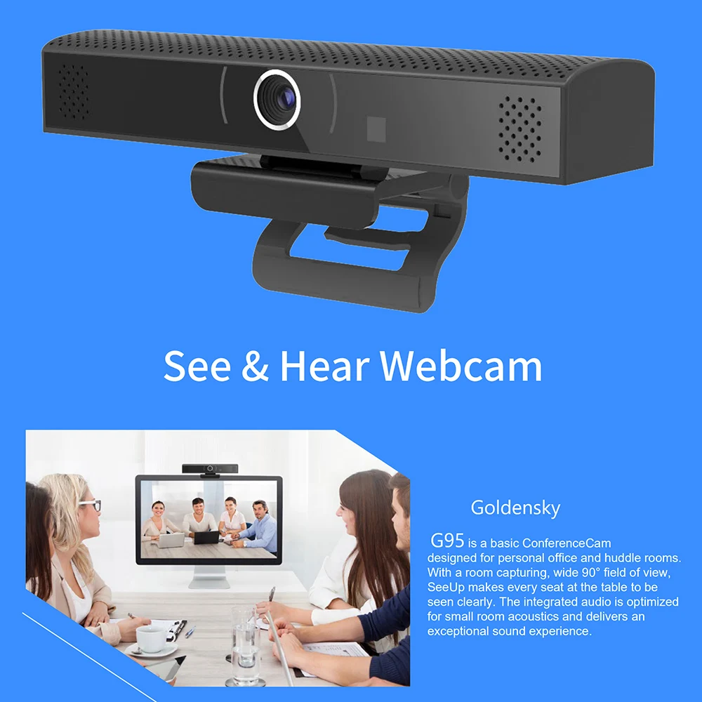 Webcam Conference Camera Full HD 1080P Web Cam Built-in Microphone Computer USB for PC Laptop Desktop Calling | Автомобили и