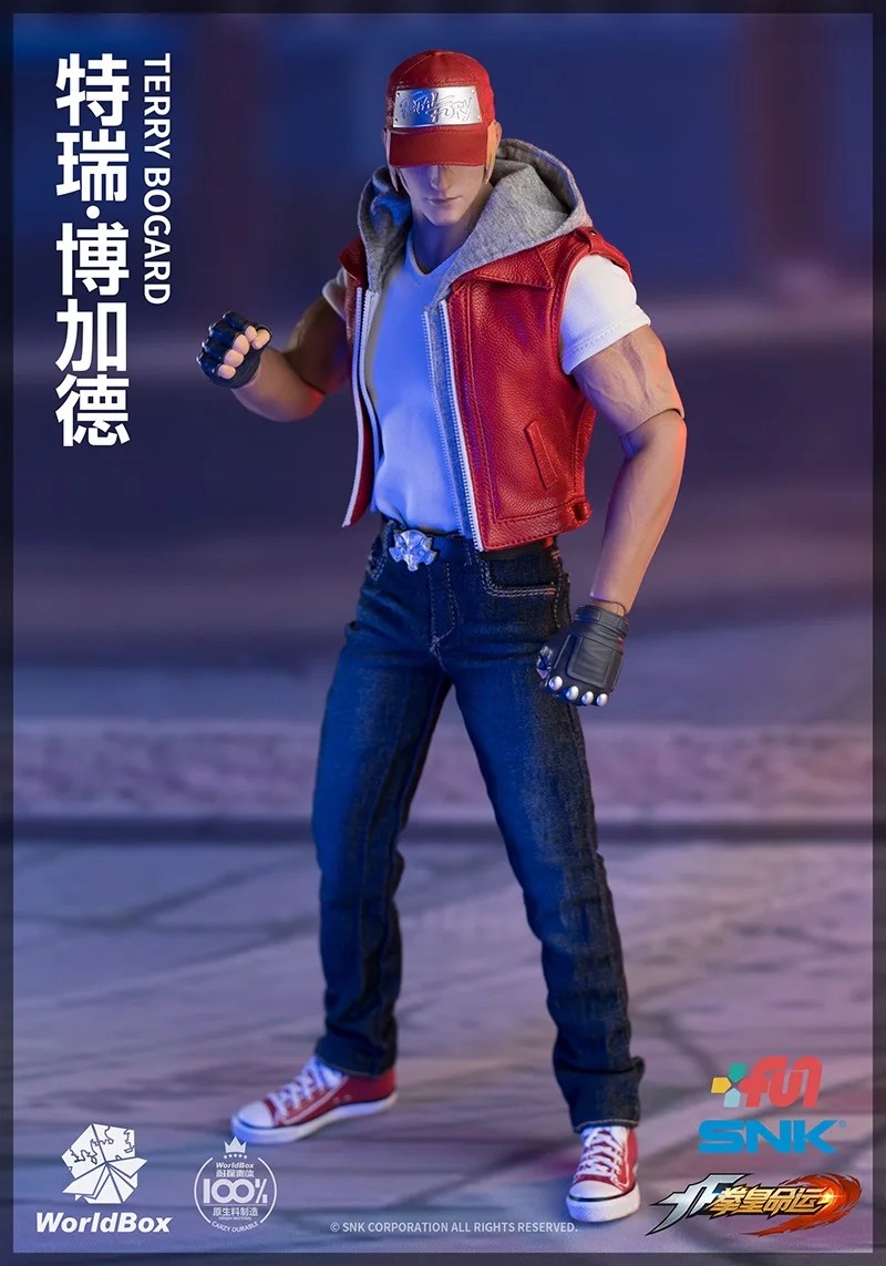 Фигурка World Box KF009 KOF Король бойцов Терри богард с 2 головками 1/6|Игровые фигурки и