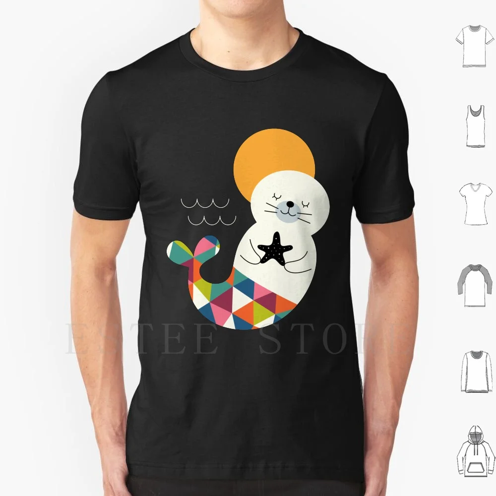 

Футболка с принтом котиков русалки хлопковые печатные уплотнения Русалка невозможно Легенда цвета узор Милая Радуга Вселенная