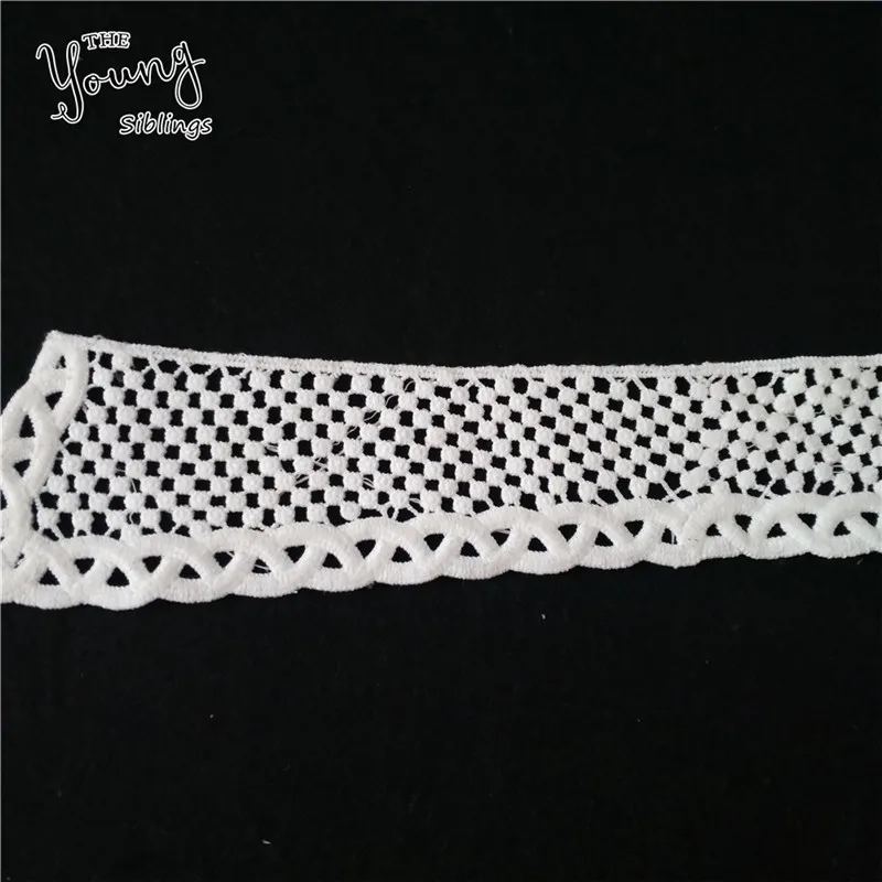 Новое поступление белая вышивка ажурный кружевной воротник сделай сам швейный