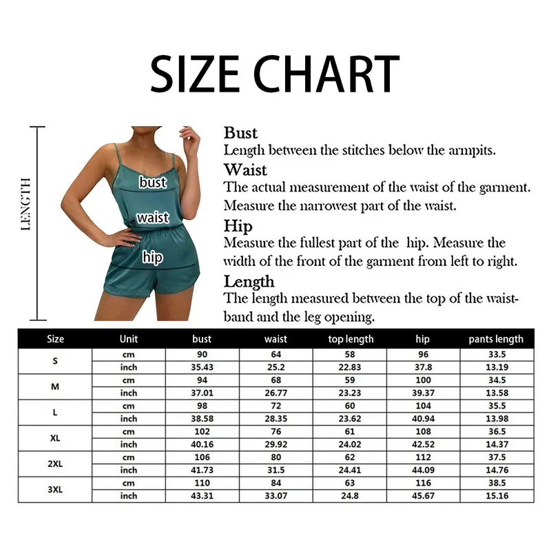 

Fashion Women Sleepwear Sexy Solid Color Pajama Sleeveless V-neck Nightgown Camisole Waist Shorts Two-piece Suit Women Homewear