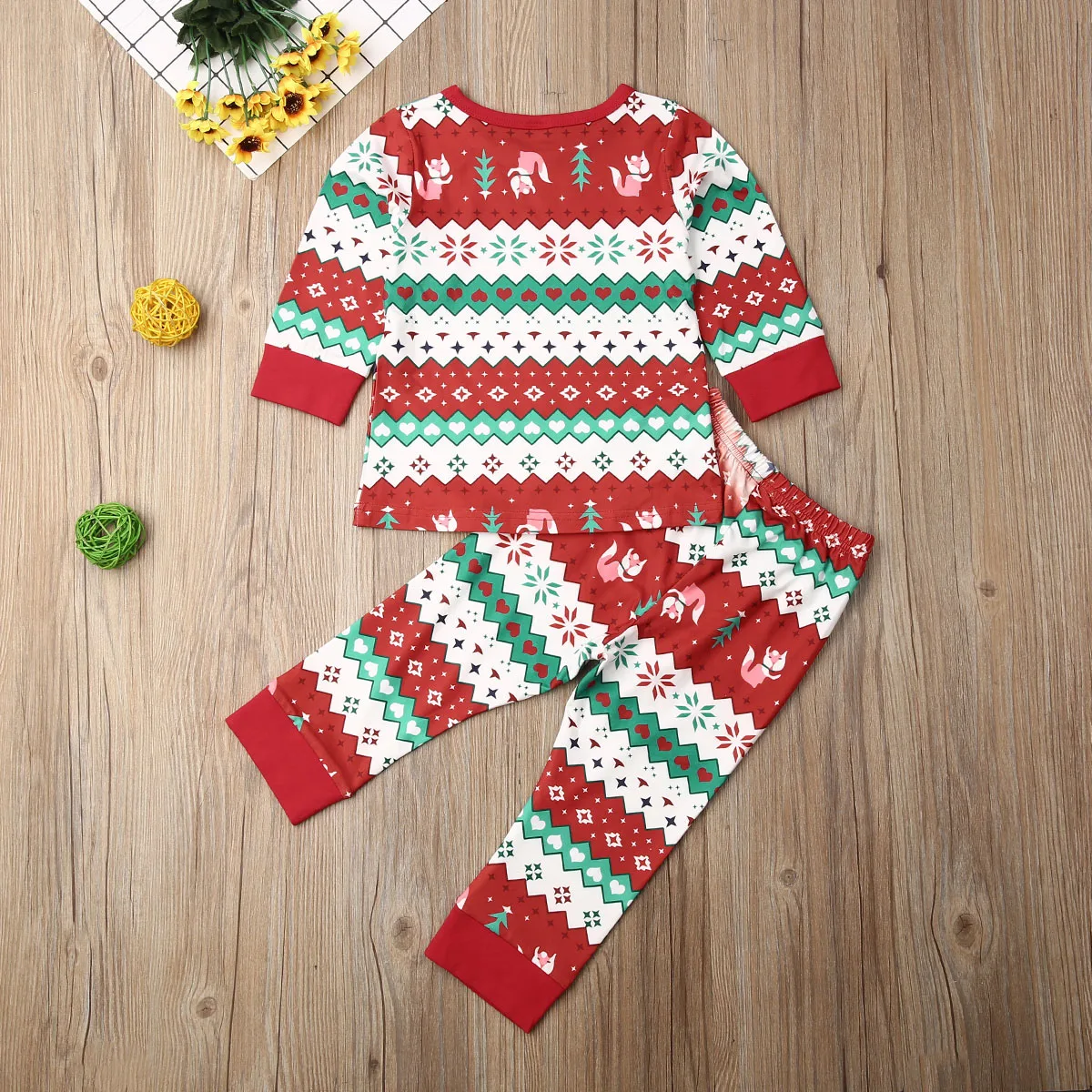 Детская Рождественская одежда для сна маленьких мальчиков и девочек на весну
