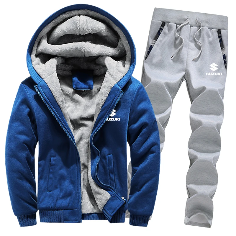 

Hoodie Sweatshirt Men/Women 2020 Coat Fleece Hoodies Sweatshirts+Sweatpants Suit Autumn Winter Warm Logo Printed Hooded Pullover