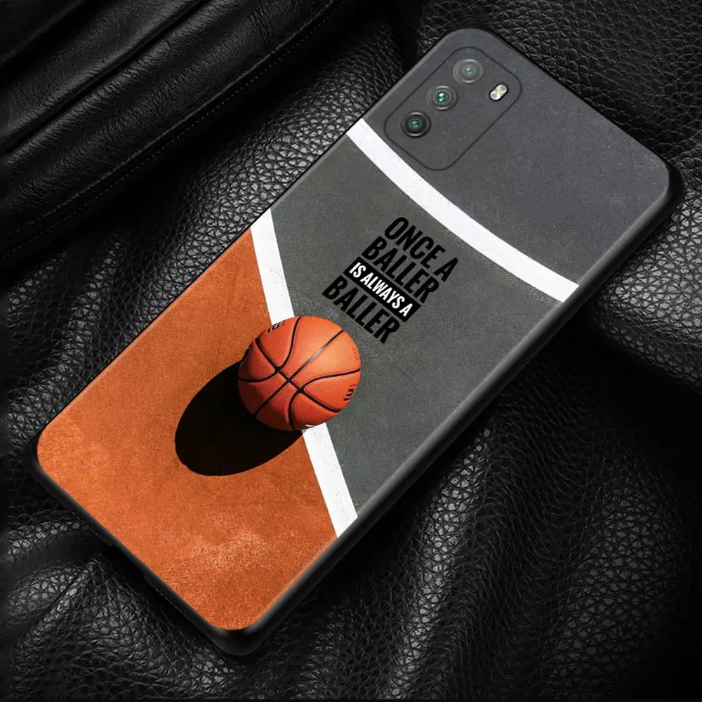 basketball basket backboard phone case for xiaomi mi poco x3 pro f3 x3 gt m3 x3 nfc f1 m3 pro 5g f3 gt black silicon cover coque free global shipping