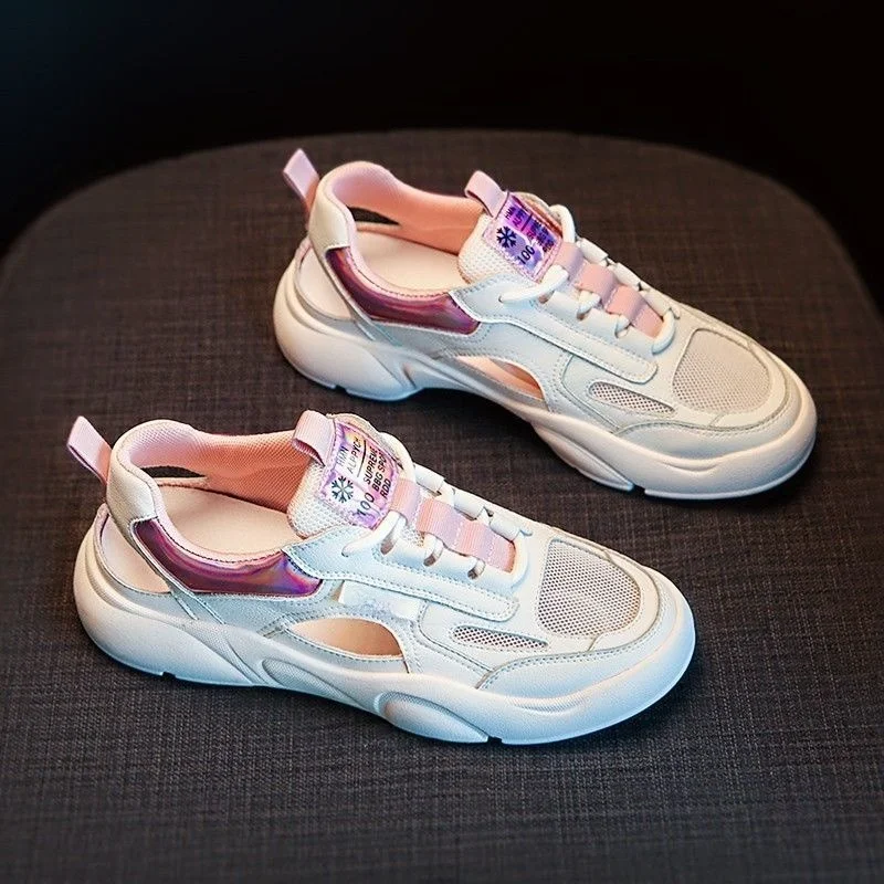 

Sandals Women's Shoes 2021 New Designer Hollow Flat Bottom Ladies Fashion All-match Baotou Sports Breathable Comfortable Sandals