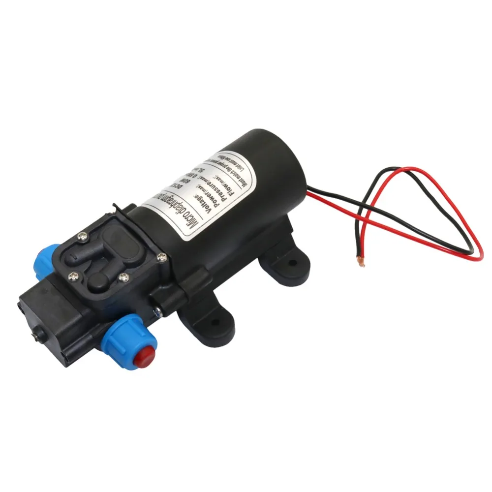 

DC 12V 60W Micro Diaphragm Water Pump Self-priming Booster Pump Automatic Switch 5L/min for Home garden 1 Pcs