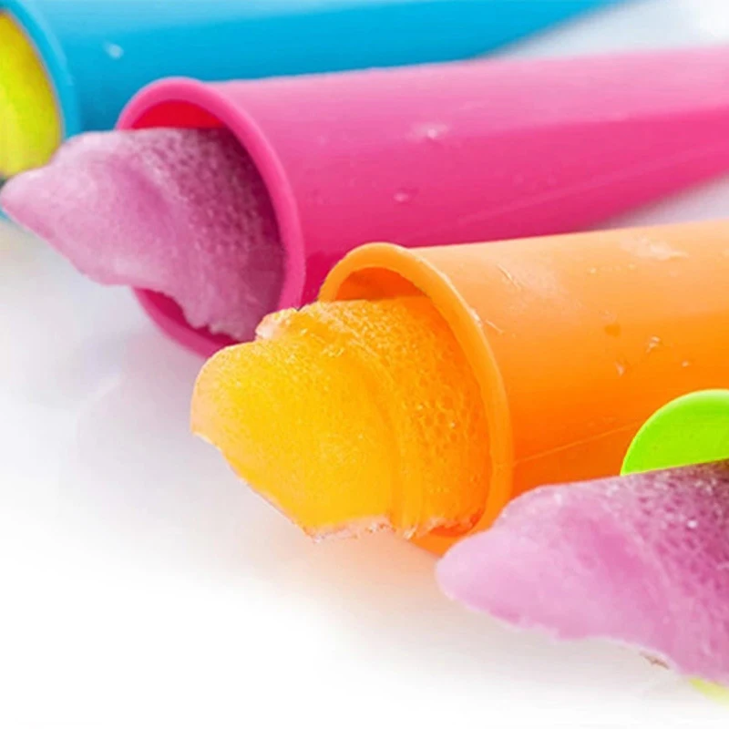 4/6 шт. силиконовая форма для льда Поп Плесень фруктовое мороженое плесень с