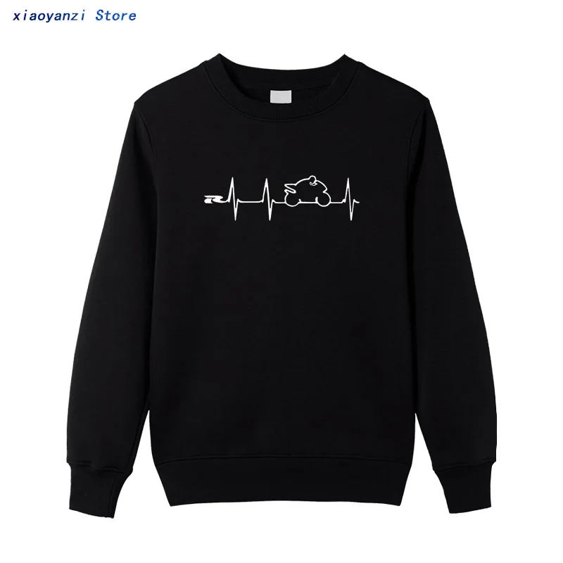 

Новые крутые мужские толстовки, Япония, унисекс, толстовки, пуловеры, мотоциклы, сердцебиение, GSXR 1000 750 600 k7