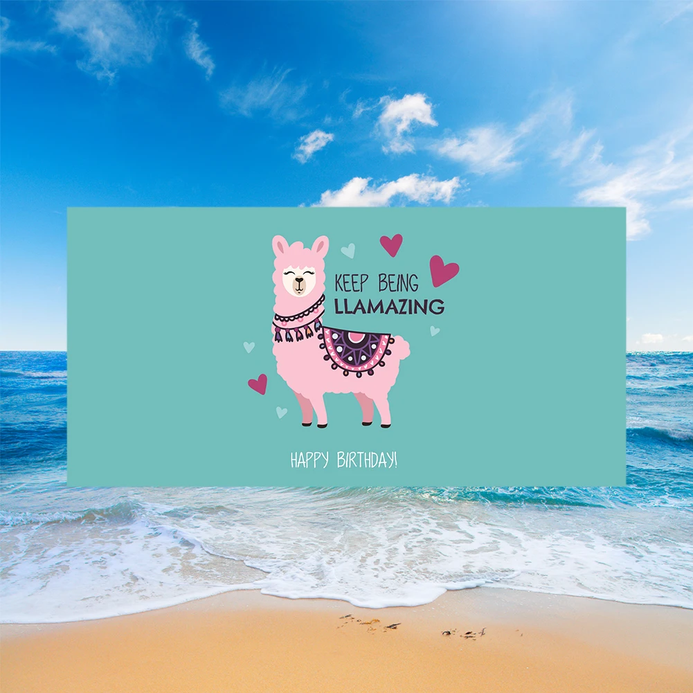 Бесплатная доставка свадебный подарок лама альпака с надписью Love You принт в виде