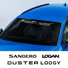 Автомобильная наклейка на переднее и заднее ветровое стекло для Dacia Duster 1,0 Tce Turbo LPG Logan Sandero R4 Xplore велосипедные автомобильные аксессуары