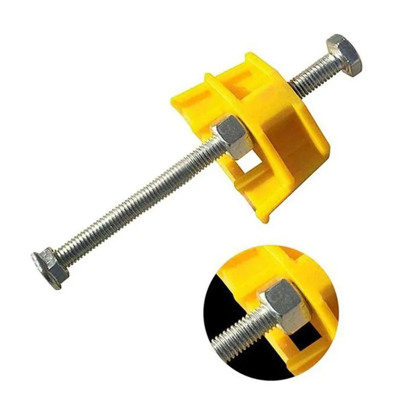 

2pcs/lot Wall Tile Tool Tile Leveler Leveling System Sapcer Height Adjuster Locator Fine Thread Rising Tool Bolt Screw
