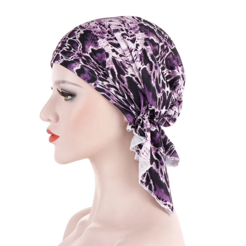 Шапочки шапка унисекс женская с принтом индийская мусульманская рюшами раком
