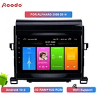 Автомобильный радиоприемник ACODO 2 + 16G Android 10,0, мультимедийный плеер для Toyota ALPHARD 2008-2014, навигация GPS, 2 din