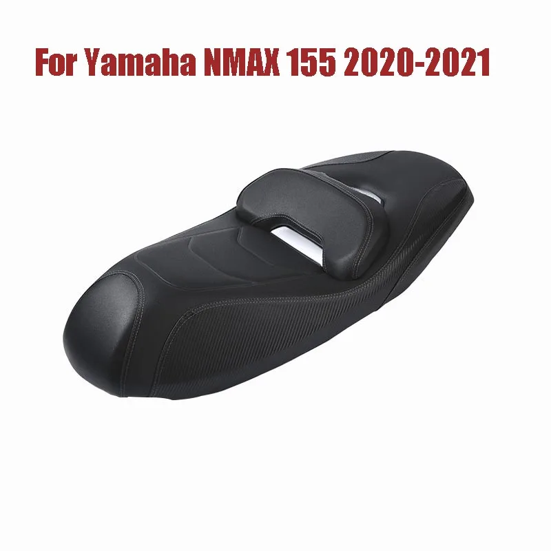 

For Yamaha N-MAX155 NMAX155 Nmax 155 2020-2021 Passenger Driver Seat Cushion Assembly Motorcycle Scooter Accessories PU Leather