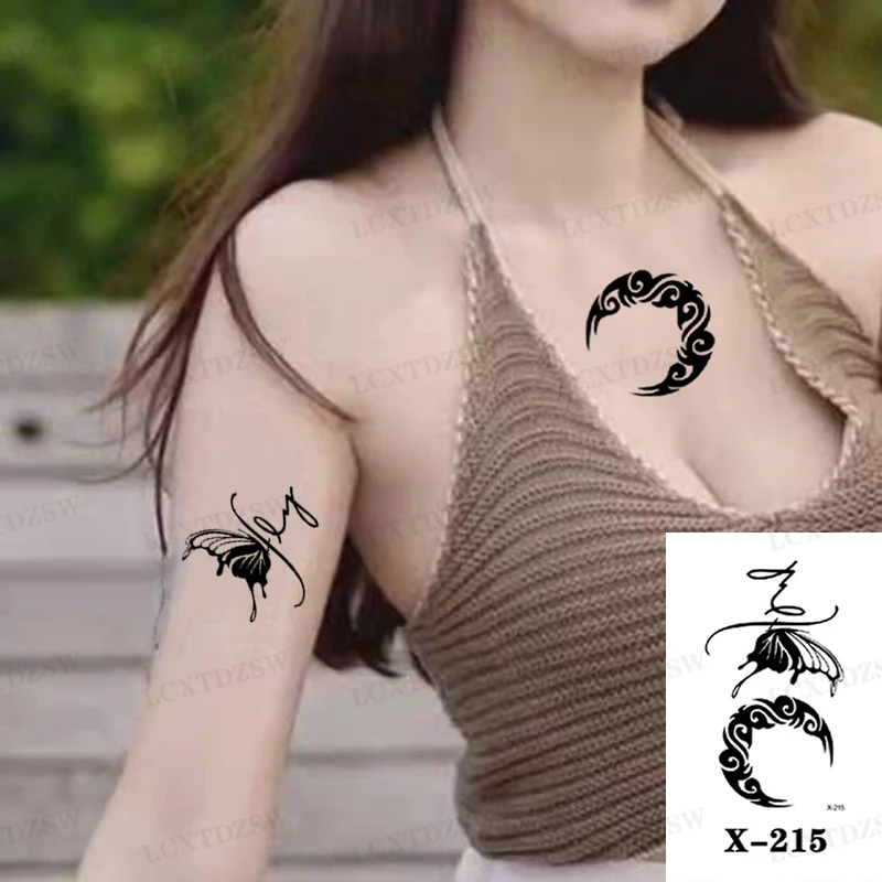 Temporary Tattoo Stickers,Small Size Butterfly Fake Tattoos, Waterproof Stickers,Arm,Cavicle, Ankle,Disposable Decorative Aart