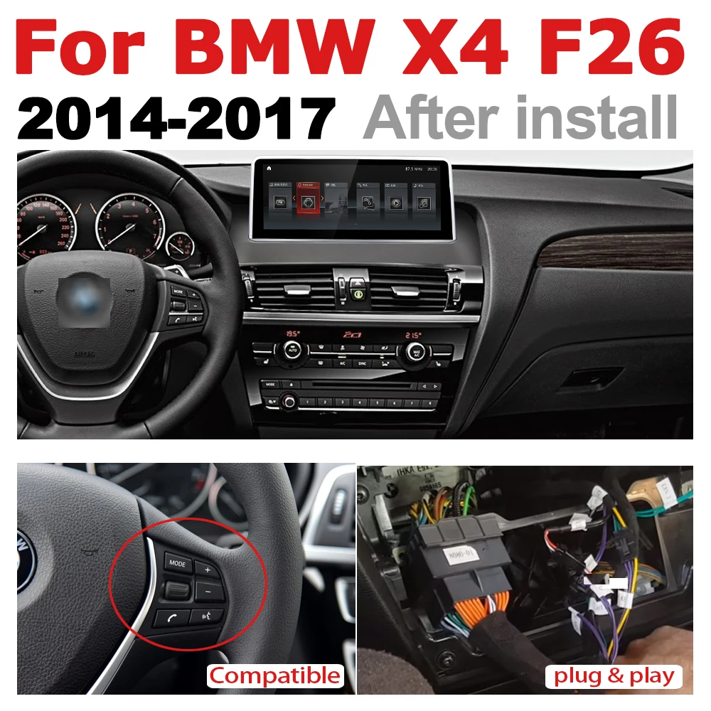 Автомагнитола для BMW X4 F26 7 0 2015 2014 2016 NBT Wi-Fi 3G 4G 2017 P | Автомобили и мотоциклы
