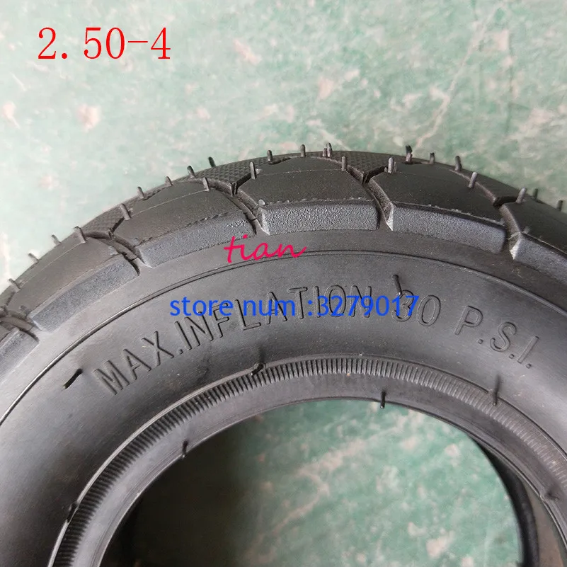 

2.50-4 tire fit Motorcycle tyre Gas Electric Scooter Bike Tire and Scooter wheelchair wheel